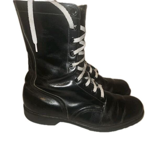 Vintage 1977 Genesco CIC Black Military Combat Boots Size 11.5 R main image 6